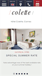 Mobile Screenshot of hotelcolette.com